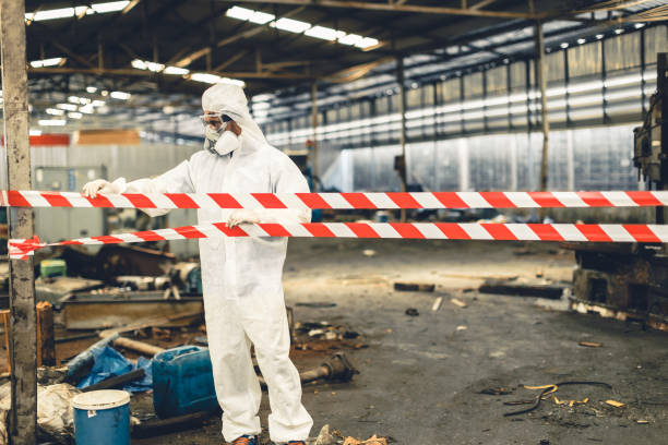 Professional Biohazard technician working in Steen, MN